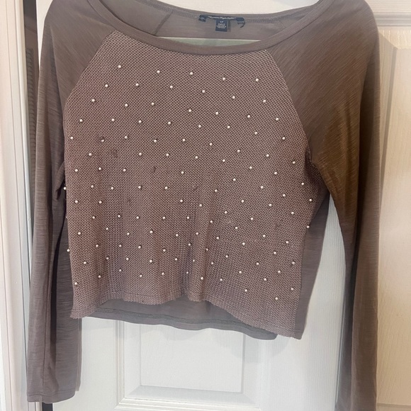 AMERICAN EAGLE Vintage y2k Pearl T-Shirt - Picture 2 of 4